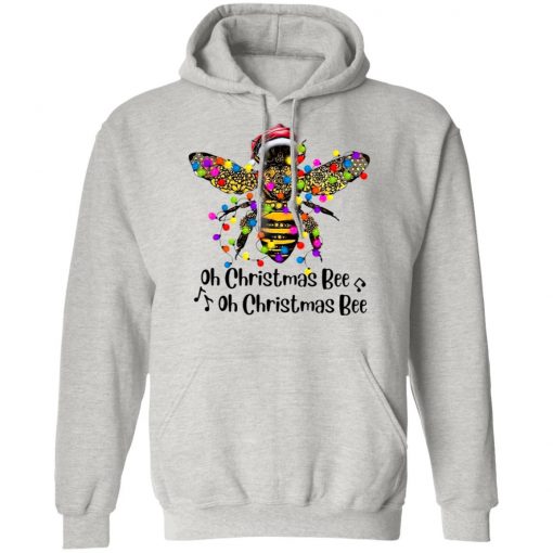 Bee Santa Oh Christmas Bee Oh Christmas Bee Light Shirt