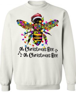 Bee Santa Oh Christmas Bee Oh Christmas Bee Light Shirt