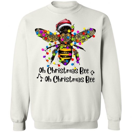 Bee Santa Oh Christmas Bee Oh Christmas Bee Light Shirt