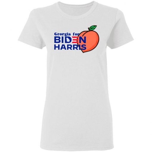 Georgia For Biden Harris Peach Shirt