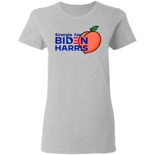 Georgia For Biden Harris Peach Shirt