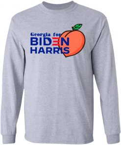 Georgia For Biden Harris Peach Shirt