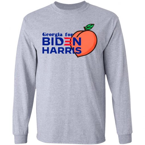 Georgia For Biden Harris Peach Shirt