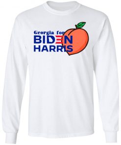 Georgia For Biden Harris Peach Shirt