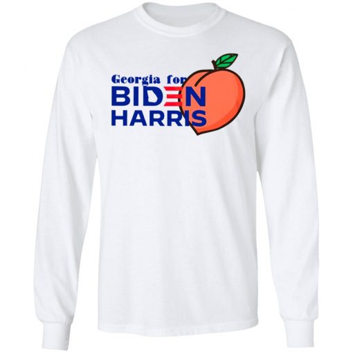 Georgia For Biden Harris Peach Shirt