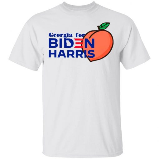 Georgia For Biden Harris Peach Shirt