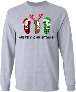 Ballet Shoes Santa Merry Christmas Shirt