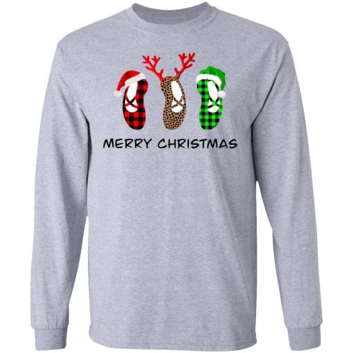 Ballet Shoes Santa Merry Christmas Shirt