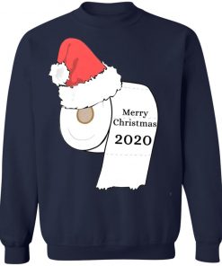 Santa Hat Toilet Paper Merry Christmas 2020 Sweatshirt