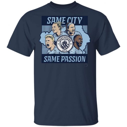 Same City Same Passion 2020 Shirt – Licensed by Manchester City T-Shirt