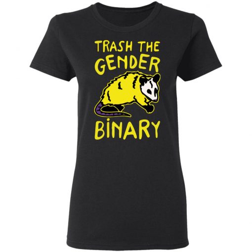 Raccoon Trash The Gender Binary Shirt