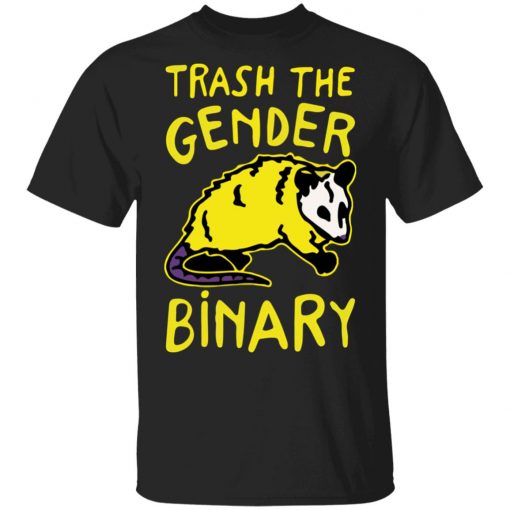 Raccoon Trash The Gender Binary Shirt