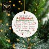 2020 Christmas Mica Ornament 12 Days of Corona Quarantine Pandemic