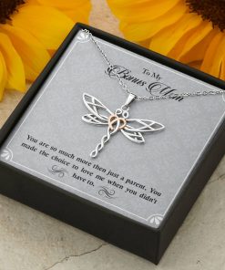 To My Bonus Mom You Are So Much More Then Just A Parent Dragonfly Dreams Necklace 1