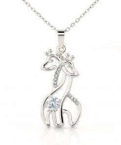 To My Bonus Mom You Are So Much More Then Just A Parent Graceful Love Giraffe Necklace 2