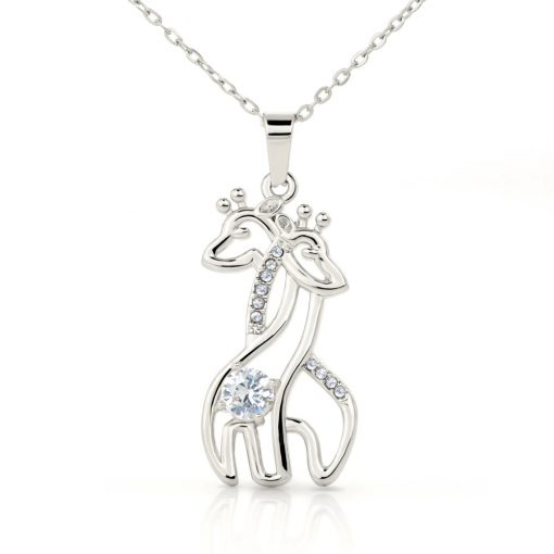 To My Bonus Mom You Are So Much More Then Just A Parent Graceful Love Giraffe Necklace 2