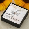 To My Bonus Mom You Made The Choice To Love Me Dragonfly Dreams Necklace 1