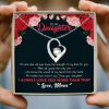 To My Daughter I Always Love You More Than That Forever Love Necklace