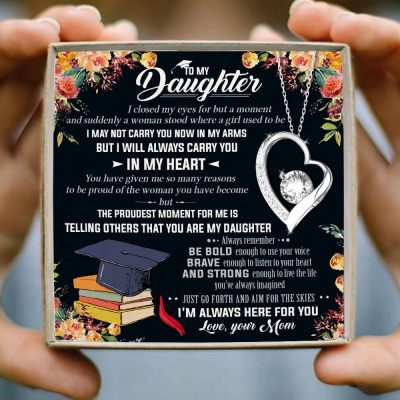 To My Daughter Just Go Forth And Aim For The Skies Forever Love Necklace