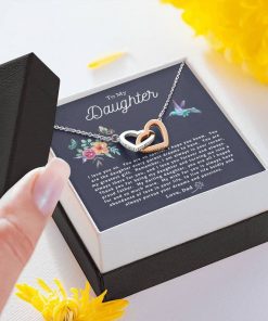 To My Daughter Necklace From Dad, Daughters Birthday Gift, Daughter Father Necklace, Daughter Gift From Dad, Gift For Daughter From Dad 1