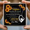 To My Daughter Trust Your Gut Fight For The Truth Forever Love Necklace