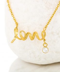 To My Future Wife Always Keep Me In Your Heart Scripted Love Necklace