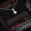 To My Girlfriend Always Keep Me In Your Heart Because You Are Always In Mine Alluring Beauty Necklace 1