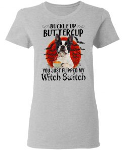 French Bukkdog Buttercup You Just Flipped My Witch Switch Shirt