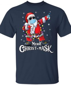 Santa Merry Christmas Mask Long Sleeve, Hoodie