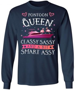 Flamingo Pontoon Queen Classy Sassy And A Bit Smart Assy Shirt