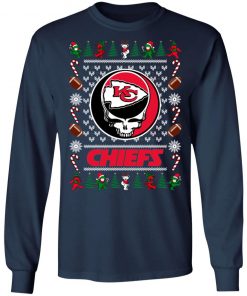 Kansas City Chiefs Grateful Dead Ugly Christmas Sweater, Hoodie