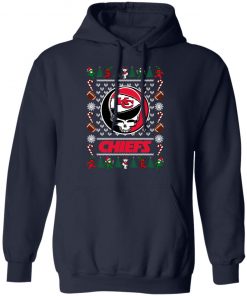 Kansas City Chiefs Grateful Dead Ugly Christmas Sweater, Hoodie