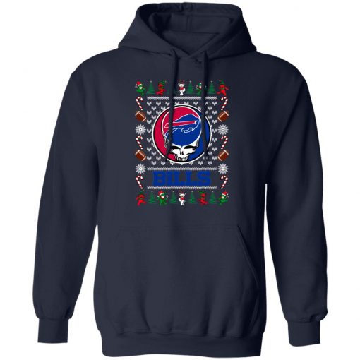 Buffalo Bills Grateful Dead Ugly Christmas Sweater, Hoodie