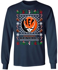 Cincinnati Bengals Grateful Dead Ugly Christmas Sweater, Hoodie