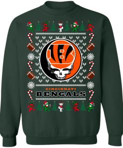 Cincinnati Bengals Grateful Dead Ugly Christmas Sweater, Hoodie