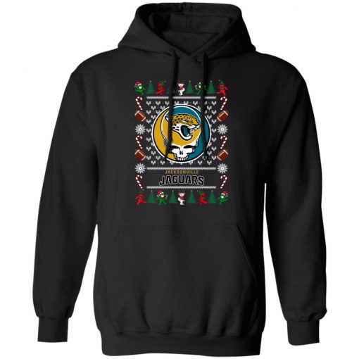 Jacksonville Jaguars Grateful Dead Ugly Christmas Sweater, Hoodie