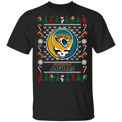 Jacksonville Jaguars Grateful Dead Ugly Christmas Sweater, Hoodie