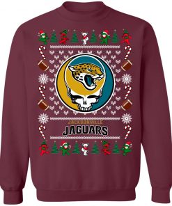 Jacksonville Jaguars Grateful Dead Ugly Christmas Sweater, Hoodie