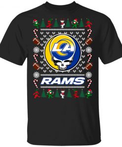 Los Angeles Rams Grateful Dead Ugly Christmas Sweater, Hoodie