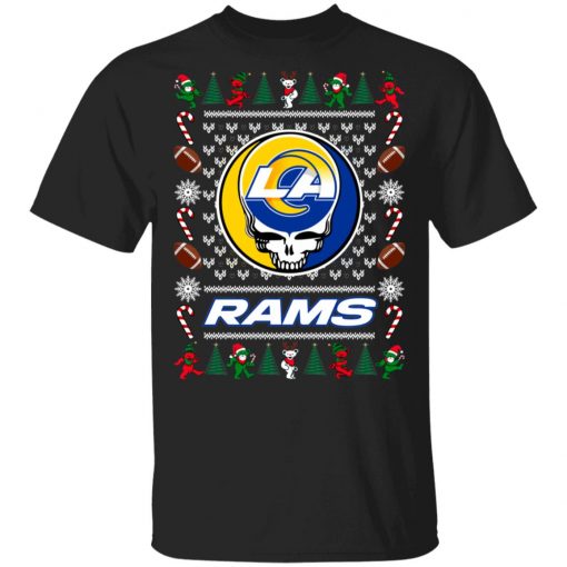 Los Angeles Rams Grateful Dead Ugly Christmas Sweater, Hoodie