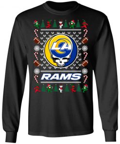 Los Angeles Rams Grateful Dead Ugly Christmas Sweater, Hoodie