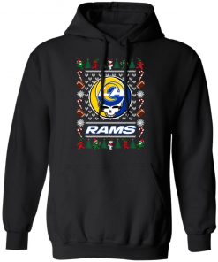 Los Angeles Rams Grateful Dead Ugly Christmas Sweater, Hoodie