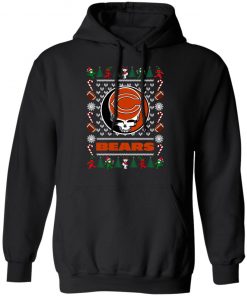 Chicago Bears Grateful Dead Ugly Christmas Sweater, Hoodie