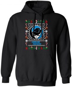Carolina Panthers Grateful Dead Ugly Christmas Sweater, Hoodie
