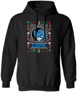 Detroit Lions Grateful Dead Ugly Christmas Sweater, Hoodie