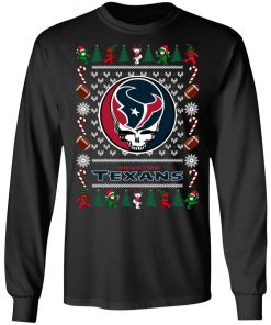 Houston Texans Grateful Dead Ugly Christmas Sweater, Hoodie