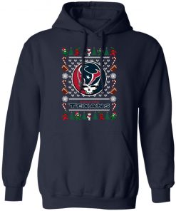 Houston Texans Grateful Dead Ugly Christmas Sweater, Hoodie