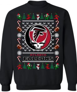 Atlanta Falcons Grateful Dead Ugly Christmas Sweater, Hoodie