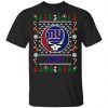 New York Giants Grateful Dead Ugly Christmas Sweater, Hoodie