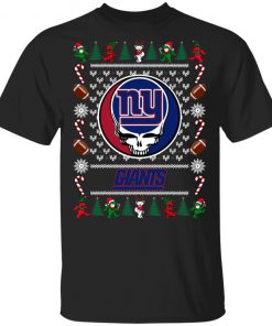 New York Giants Grateful Dead Ugly Christmas Sweater, Hoodie
